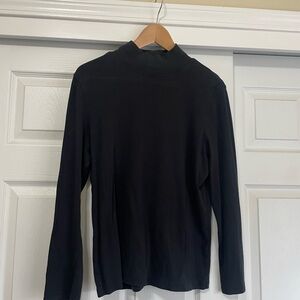 Pendleton Classic Black Turtleneck Top